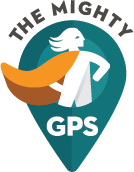 The Mighty GPS Logo